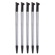 Caneta stylus portátil retrátil, tela sensível ao toque, de metal, lápis telescópico para nintendo 3ds, 5 peças 2024 - compre barato