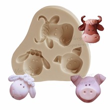 Yueyue Sugarcraft Animal Silicone mold fondant mold cake decorating tools chocolate 2024 - buy cheap