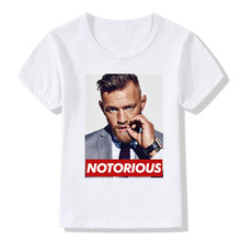 Camiseta de MMA Conor Mcgregor para niños, Tops de manga corta, ropa informal para bebés y niños, ooo003 2024 - compra barato