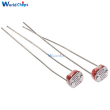 Resistor fotosensible LDR, fotorresistor fotoeléctrico 100 GL5528, 5528 Uds. 2024 - compra barato