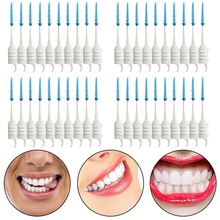 Palillos de dientes para limpieza Dental, 40 unidades, hilo Dental, cepillo Interdental, # 2024 - compra barato