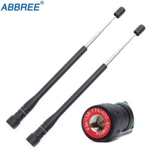 2PCS ABBREE Telescopic Antenna SMA-Male VHFUHF Dual Band Antenna For Baofeng TYT TH-UV8000D MD-380 Wouxun KG-UV8D Portable Radio 2024 - buy cheap