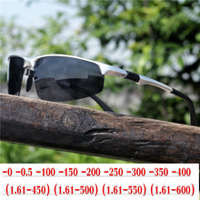 Mincl óculos de sol masculinos polarizados, óculos de prescrição para miopia, de alumínio e magnésio, para homens 2024 - compre barato