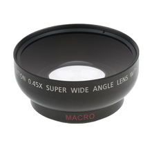 43mm 0.45x Wide Angle Lens With Macro For Canon Nikon Sony Pentax 52 Mm Thread DSLR Camera 2024 - купить недорого