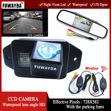 Fuwayda-sistema de monitoramento de estacionamento para veículos, com câmera de ré ccd de 4.3 polegadas e monitor para toyota land cruiser prado2700 4000 2024 - compre barato