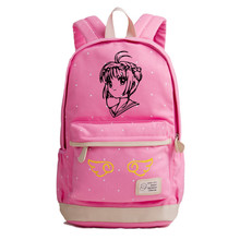 Холщовый Рюкзак с отделением для карт Сакура, школьный ранец в горошек для студентов-подростков, дорожная сумка для ноутбука для девочек и мальчиков 2024 - купить недорого