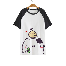 Neko Atsume T-shirt Anime Cute cat backyard Short Sleeve T shirt Fashion Tops Tees 2024 - buy cheap