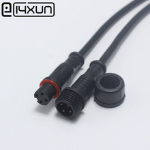 EClyxun 5pair 4pin LED Strip Waterproof Connector Male Female DC Power Plug Jack Adapter with 200mm 24AWG Cable Wire 2024 - buy cheap