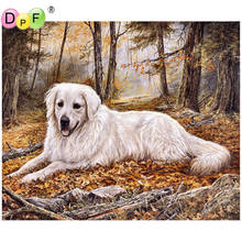 DPF Full Square Drill 5D DIY Diamond Dog diamond Embroidery Cross Stitch Mosaic Rhinestone Home Decor Gift wall painting crafts 2024 - buy cheap