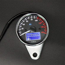 Universal KMH Motorcycle Fuel Level Meter Digital Odometer Speedometer Gauge 12V Turn Signal Neutral Gear Indcator. 2024 - buy cheap