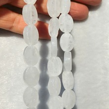 Wholesale 168pcs Oval Shape Clear Quartz Natural Stone Loose Beads Accessories Jewelry Making Earring Bracelet Necklace Free 2024 - buy cheap