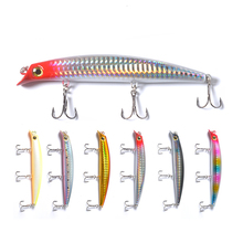 Isca artificial popper 6 peças, isca artificial dura de 12cm 15g, com olhos triplos, flutuante, para pesca 2024 - compre barato