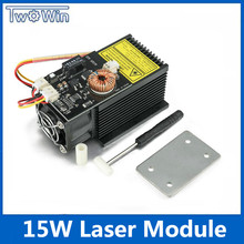 15W Powerful Laser Module 12V 445-450nm Blue Laser Head Laser Engraving for DIY CNC Laser Engraver Machine 2024 - buy cheap