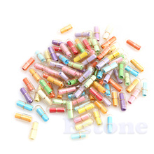 Новинка 2020, 100 шт./лот, сообщение в бутылке, милая капсула с надписью «Love Pill», полноцветная мини-бутылка «Wish» 2024 - купить недорого