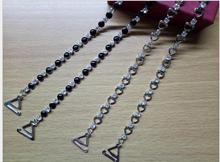 New metal rhinestone underwear bra straps dress accessories peach heart shoulder jewelry 2024 - buy cheap