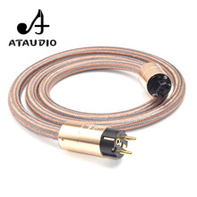 ATAUDIO Hifi Accuphase Power Cable High Purity OFC Power Cord with  European Standard Plug  For Amplifier CD player DAC 2024 - buy cheap