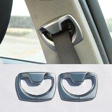 2pcs Chrome Safety Belt Cover Trim  For BMW 3 4 Series F30 316i 318li 320i 2013-2019 Car Accessories 2024 - buy cheap