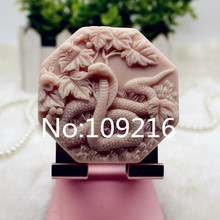 Novo produto!!1pcs molde artesanal silicone grau alimentício cobra do zodíaco chinês (zx34) molde para sabonete artesanato faça você mesmo 2024 - compre barato