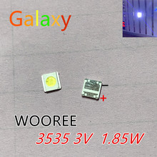 500PCS FOR WOOREE LED backlight LCD TV bead 3 V 1 W 3535 LED SMD Lamp bead 3535 cold white WM35E1F-YR07-eB 2024 - buy cheap