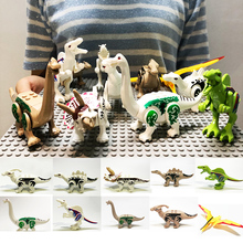 Montagem de blocos de construção de dinossauro, modelo triceratops, animal compatível com tijolo brinquedo para crianças 2024 - compre barato