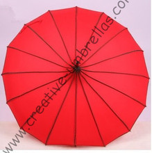 Free shipping,professional making umbrellas,8mm pagoda  umbrellas and 7.0mm metal fluted long ribs,hand open,tower parasol,16k 2024 - buy cheap