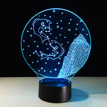 Светодиодный ночник с 12 знаками Зодиака, 3D светильник, новинка, сенсорная настольная лампа, 7 цветов, меняющийся Настольный светильник с USB, лампа для декора комнаты, детская игрушка в подарок 2024 - купить недорого