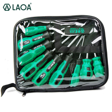 LAOA High Quality 9 pcs CR-V Material Screwdriver Set with Slotted and Phillips Head for Household 2024 - buy cheap