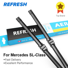 REFRESH Wiper Blades for Mercedes Benz SL Class R230 Fit Side Pin Arms SL 280 300 350 500 600 55 65 AMG 2024 - buy cheap