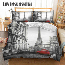 Lovinsunny queen-edredon, conjuntos de impressão digital 3d, com visão da cidade, casa de cama, ab, #65 2024 - compre barato