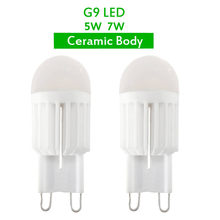 G9 LED Lamp 3W 5W 7W Mini LED Bulbs Ceramic AC 220V 230V COB Spotlight for Crystal Chandelier Replace 35W 50W 2024 - buy cheap