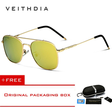 VEITHDIA-gafas de sol HD para hombre y mujer, lentes polarizadas de marca de moda, de diseñador, para conducir, 820 2024 - compra barato