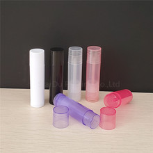 100pcs/lot Lip Balm Tube empty bottle, 5ml plastic lipbalm tubes, 5g Colorful Lipstick fashion Tubes 2024 - buy cheap