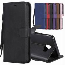 Flip Phone Cover For Samsung Galaxy J4 J6 J8 2018 Case Leather Wallet Card Holder Coque Cover For Samsung Galaxy J6 2018 Case 2024 - buy cheap