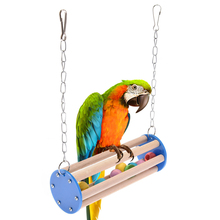 Птица качели игрушка для попугаев Perches висячая клетка игрушка для Conures попугаи Cockatiels Macaws Finches птица подвесные игрушки 2024 - купить недорого