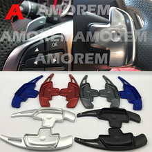 Liga de alumínio para mercedes benz c classe w205 c180 c200 c300 2015-2018 volante do carro paddle extensão shifter capa guarnição 2024 - compre barato