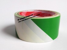 1x 4.5cm * 18M Floor Warning Adhesive Tape /Work Area Caution Tape / Ground Attention Tape Abrasion-Proof Green/White 2024 - buy cheap