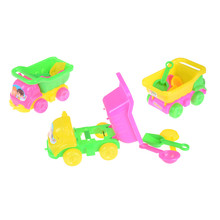 4PCS/Set Kids Water Beach Sand Car Play Toys Set Children Seaside Bucket Shovel Rake Kit Funny Tools  Random Color 2024 - buy cheap