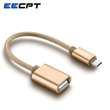 Адаптер Micro USB EECPT для быстрой зарядки и передачи данных, адаптер OTG для смартфонов Samsung, Xiaomi, Huawei, LG 2024 - купить недорого