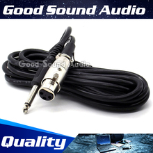 3 Pin XLR Female to 6.5mm Plug Recording Studio Microphone Cable Mixer Audio Lead Male Jack Dynamic Mic Wire Cord Karaoke Mike 2024 - buy cheap