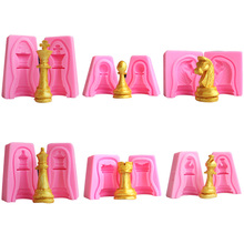 12Pcs International Chess Chocolate Making Silicone Mold Sugar Candy Fondant Molds Cake Decorating Tools Soap Plaster Clay Mould 2024 - buy cheap