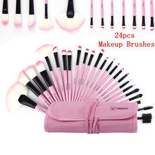 Vander Professional Makeup Cosmetic 24pcs Cosmetics MULTIPURPOSE Eyeshadow Brushes Set Powder Foundation Brush Pincel Maquiagem 2024 - buy cheap