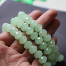 70Pcs/Lot 10mm*8mm Glass crystal beads Loose Rondelle Green    Color Jewelry accessoires 2024 - buy cheap