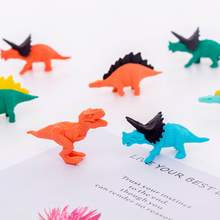 2 Pcs Lovely Cute Dinosaur Rubber Pencil Eraser Students Stationery School Supplies Material Escolar Erasers Prizes for Kids 2024 - buy cheap