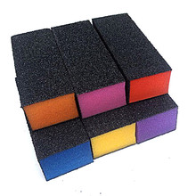 5pcs/Lot black Sanding block mix color heart Buffing Sanding Buffer Files Block Acrylic Nail Art Manicure Set New design,Perfect 2024 - buy cheap