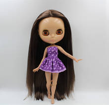 Бесплатная доставка, шарнирная кукла BJD «сделай сам», «ню Блит», подарок на день рождения для девочки, 4 цвета, куклы с большими глазами и красивыми волосами, милая игрушка 2024 - купить недорого