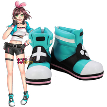 Anime Kizuna AI Cosplay Shoes Vtuber A.I.Channel Women Girls Halloween Custom Made Boots 2024 - buy cheap