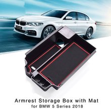 Armrest Storage Box for BMW 5 Series 2018 Central Console Interior Glove Tray 2024 - buy cheap