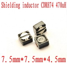 1000pcs/lot Shielded Inductor SMD Power Inductors 7*7*4MM 470uH CDRH74R 471 High Quality 2024 - buy cheap