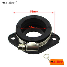 XLJOY Carb Ingestão Adaptador de Flange Da Tubulação De Borracha Bota Para Zongshen 2 v 190cc Pit Da Bicicleta Da Sujeira do motor código No.: ZS1P62YML-2 2024 - compre barato