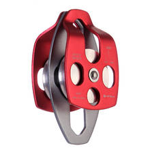 P130 Outdoor climbing pulley across the double pulley hoisting transport pulley mountaineering expansion transport pulley 2024 - buy cheap